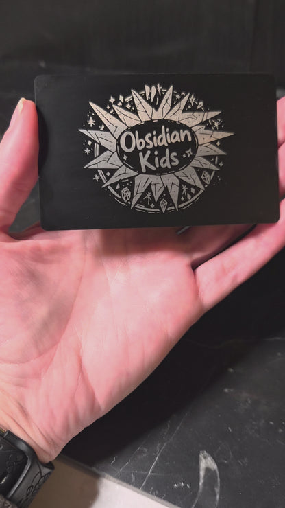 Metal Engraved Business Cards - Set of 25